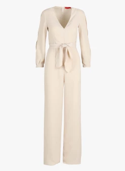 MAX & Co. NUNZIO - Jumpsuit Van Mat Satijnweefsel | Beige