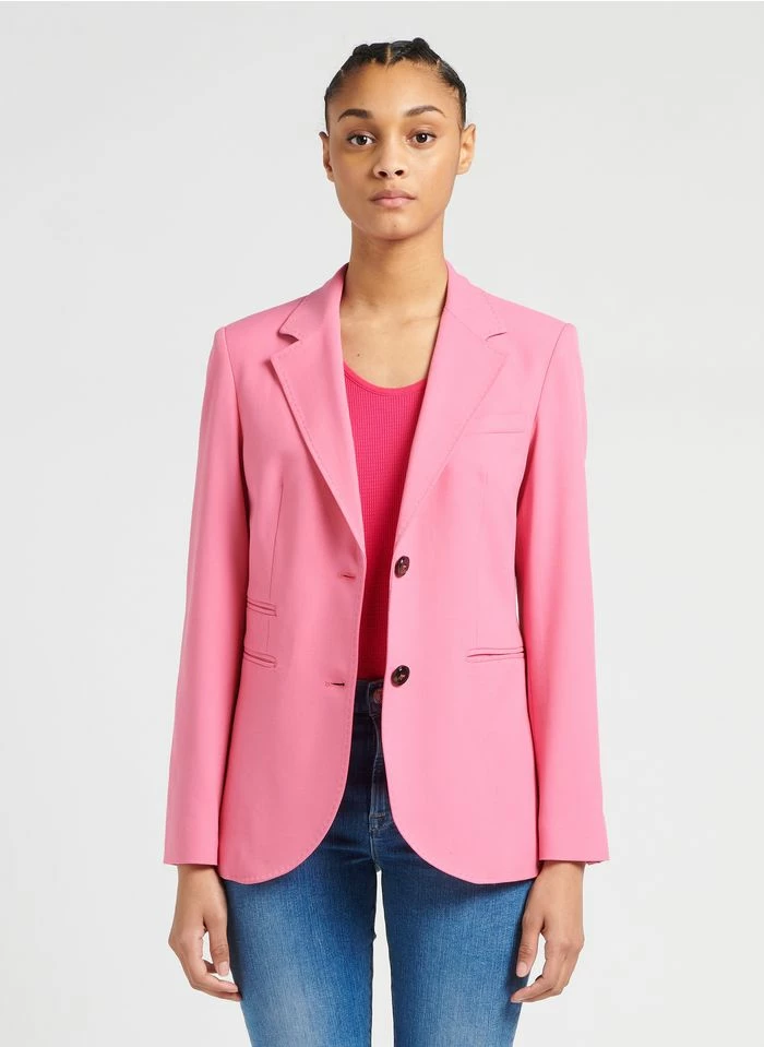 MAX & Co. RABEL - Jasje Met Reverskraag | Roze 1 MAX & Co. RABEL - Jasje Met Reverskraag | Roze