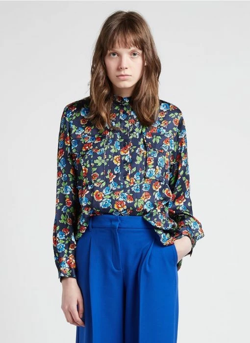MAX & Co. BAKOJ - Soepelvallende Blouse Met Maokraag En Print | Veelkleurig 8 MAX & Co. BAKOJ - Soepelvallende Blouse Met Maokraag En Print | Veelkleurig -MAX & Co. Verkoopwinkel 4110820